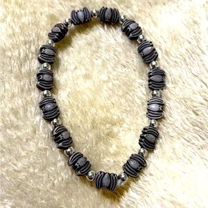 Black Bat stretch Bracelet Elastic string